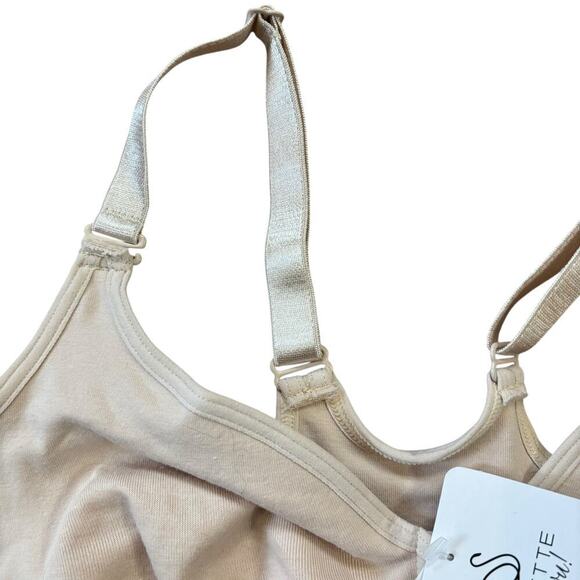 Annette Post Surgical Softcup Wire Free Bra Womens 34C Nude Undergarment Comfort - Picture 8 of 9